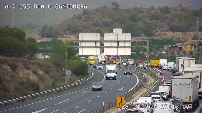 Autovía A-7 en Santomera