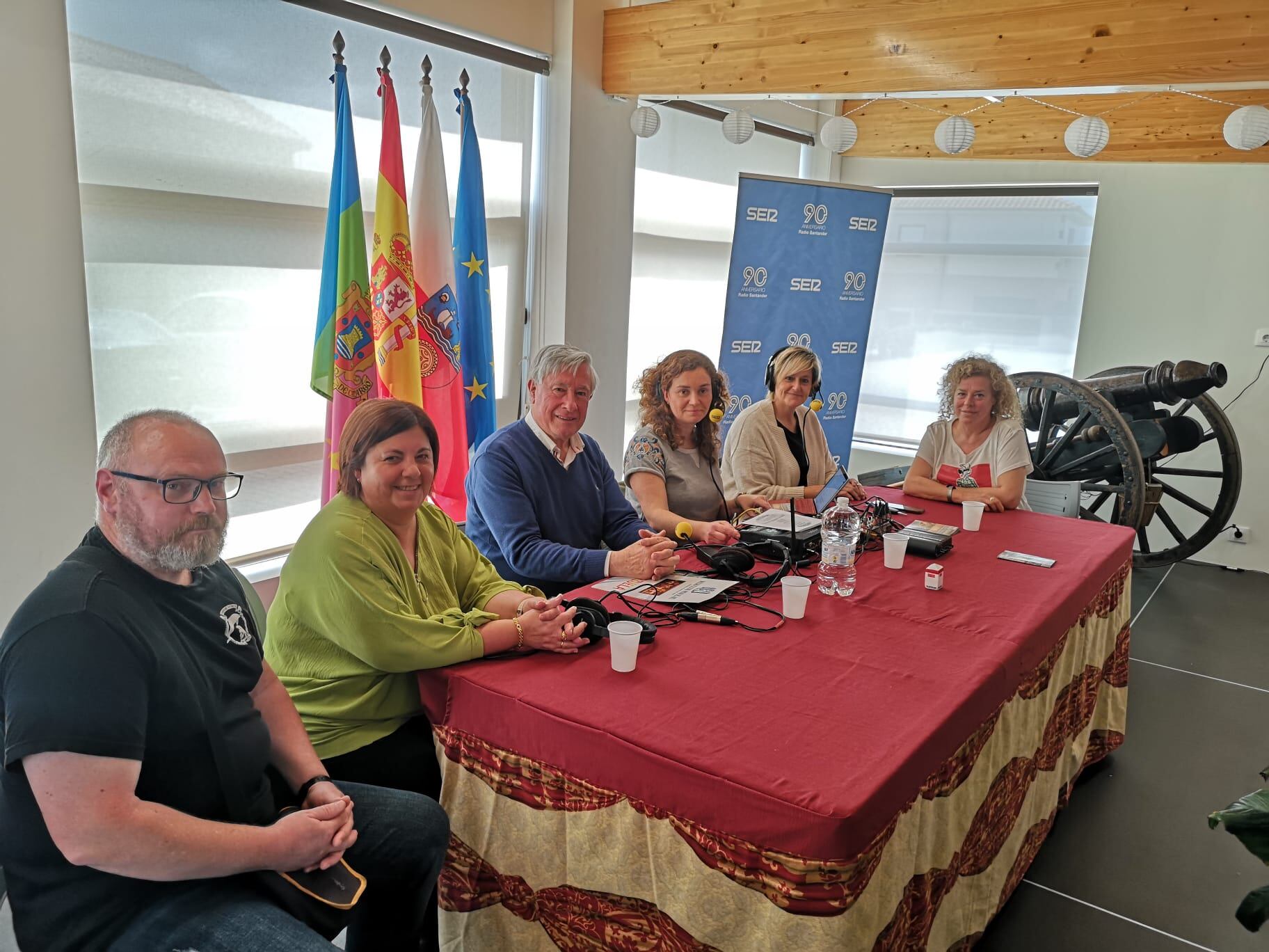 José Ramón Cala, Emilia Cantero, Manuel Sañudo, María Gutiérrez, Esther Bolado y Diana Sanz.