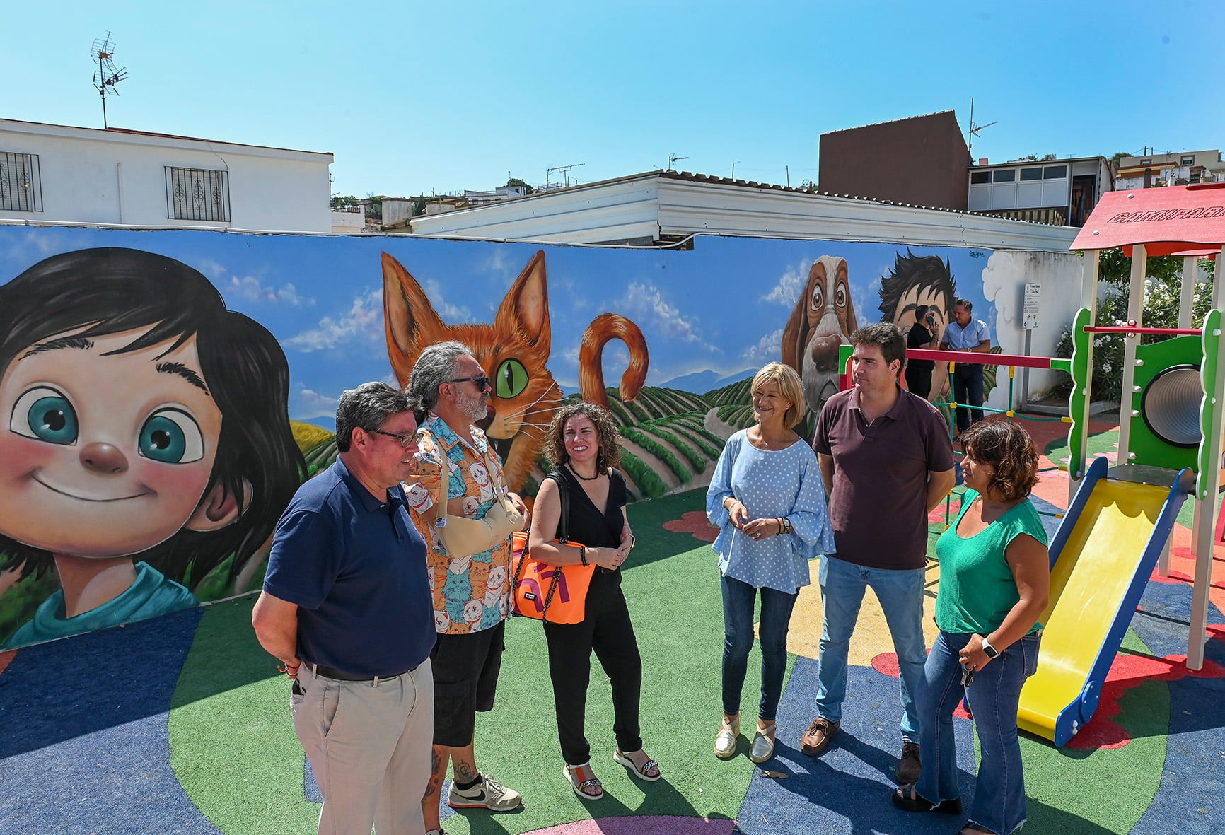 El Ayuntamiento pone en marcha una actividad de creación de murales en las barriadas rurales de Jerez