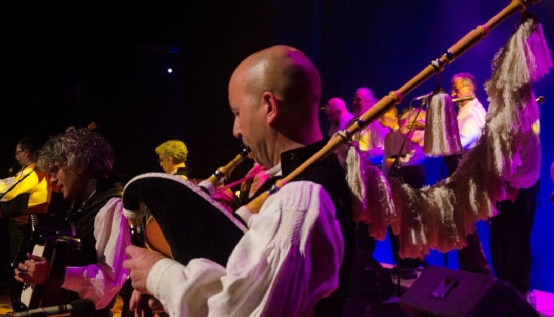 Treixadura durante una actuación