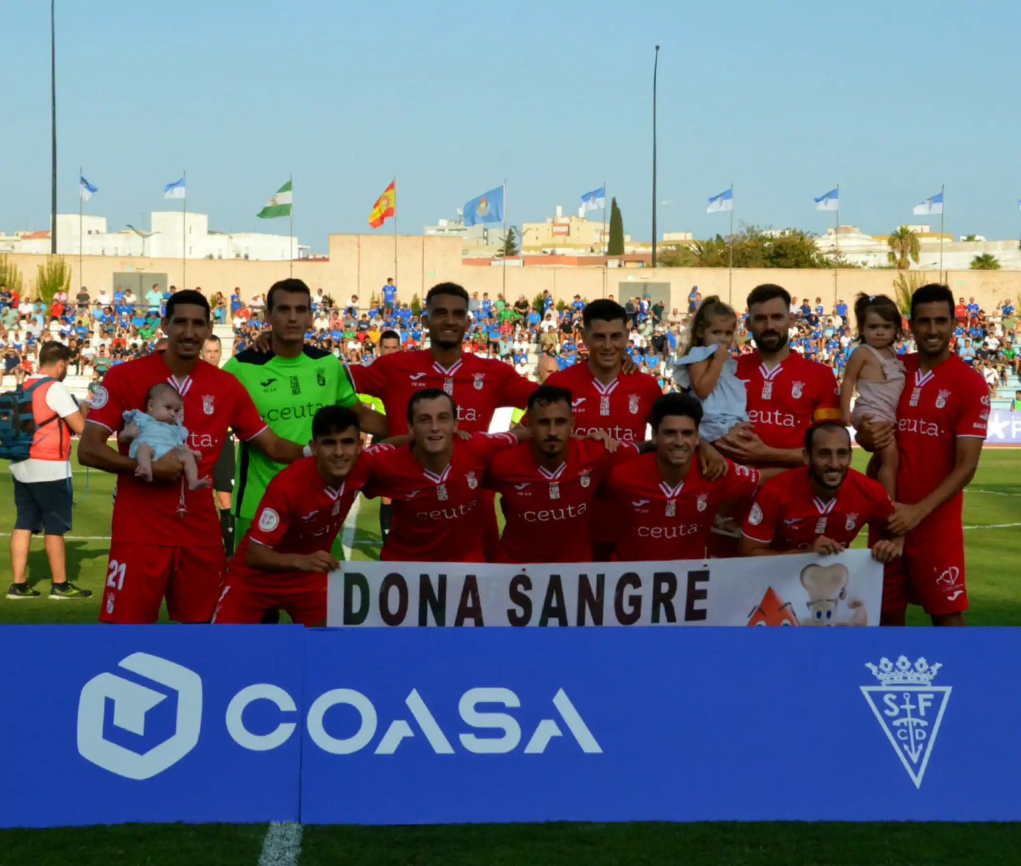 Primer once del Ceuta en su debut en la 1RFEF