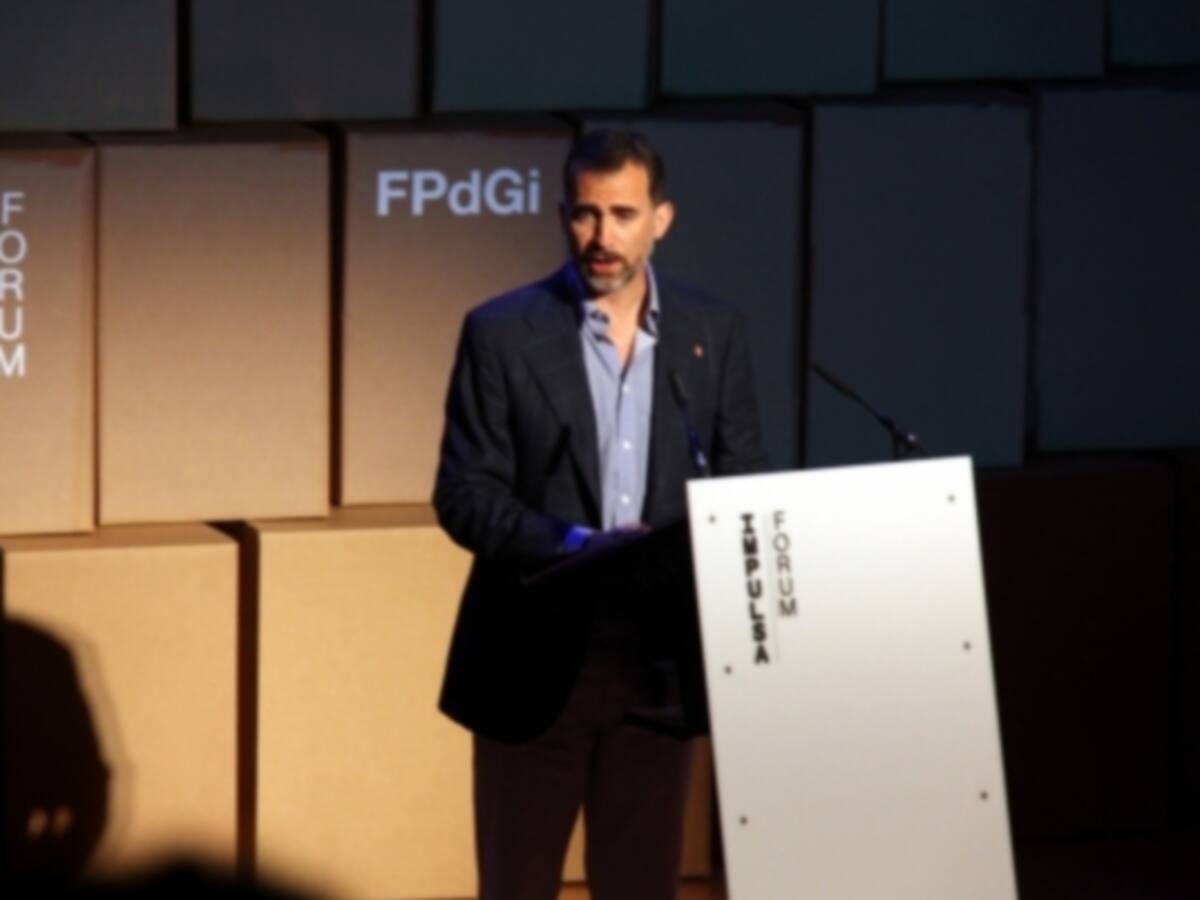 Felip VI a Girona en la seva primera visita oficial a Catalunya com a monarca