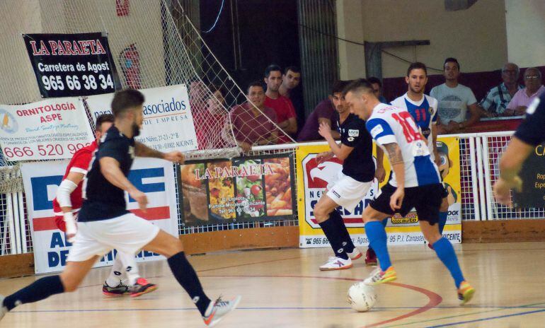 Imagen del partido de ida