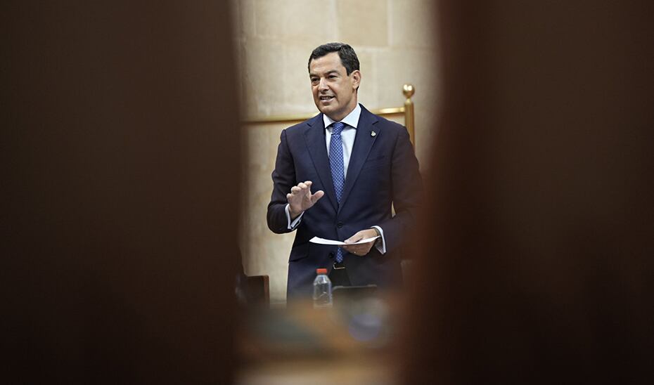 El presidente de la Junta, Juanma Moreno