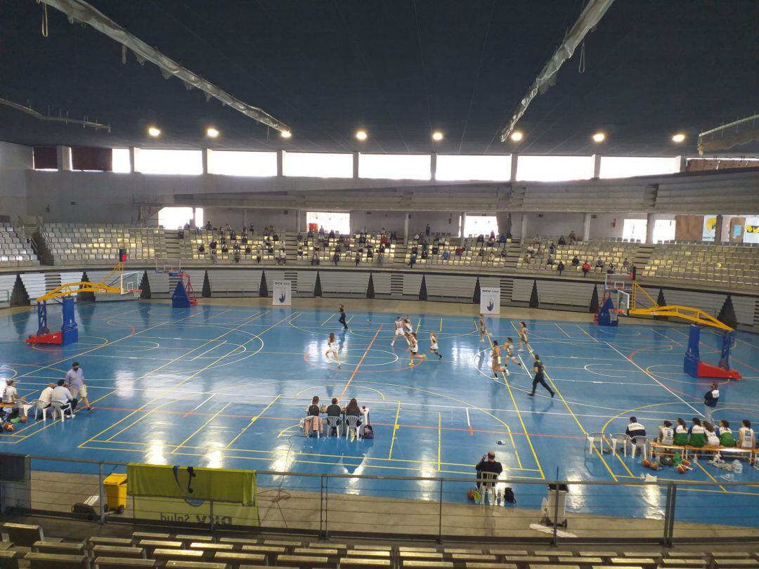 Imagen del Palacio de Deportes este sábado