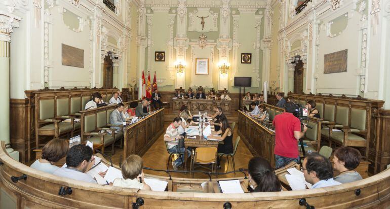 Reunión del pleno del Ayuntamiento de Valladolid
