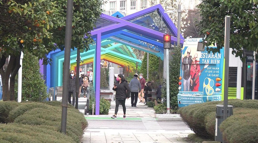 Rampas de Gran Vía en Vigo. 