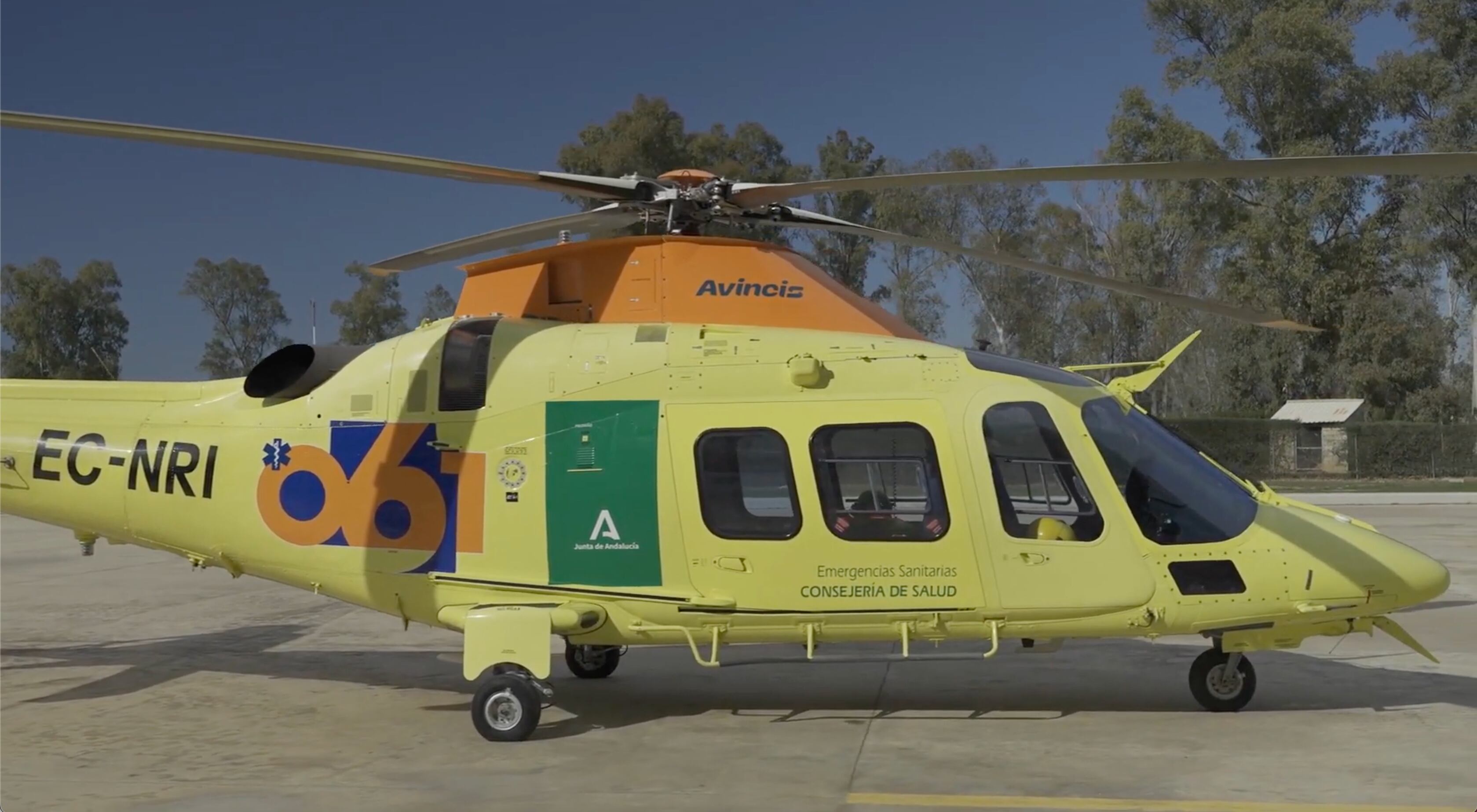 Helicóptero del 061 Andalucía