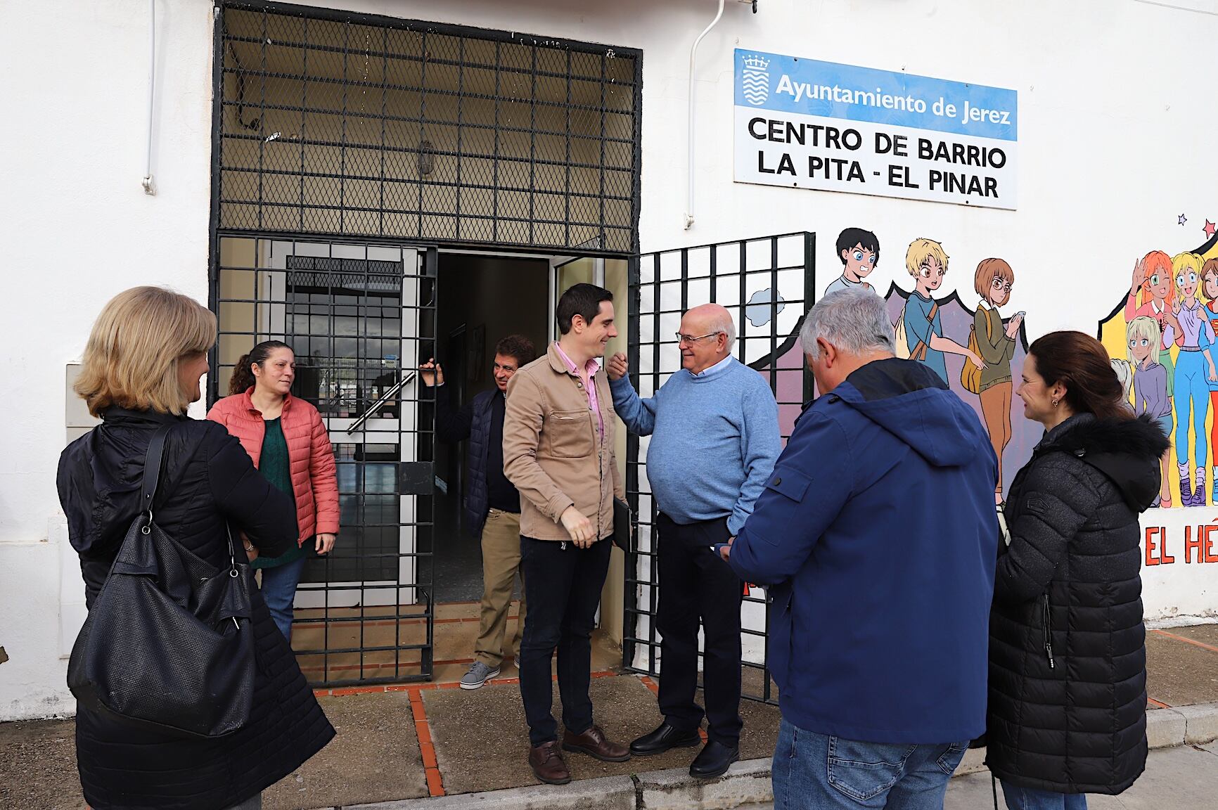 Visita a la barriada de La Pita