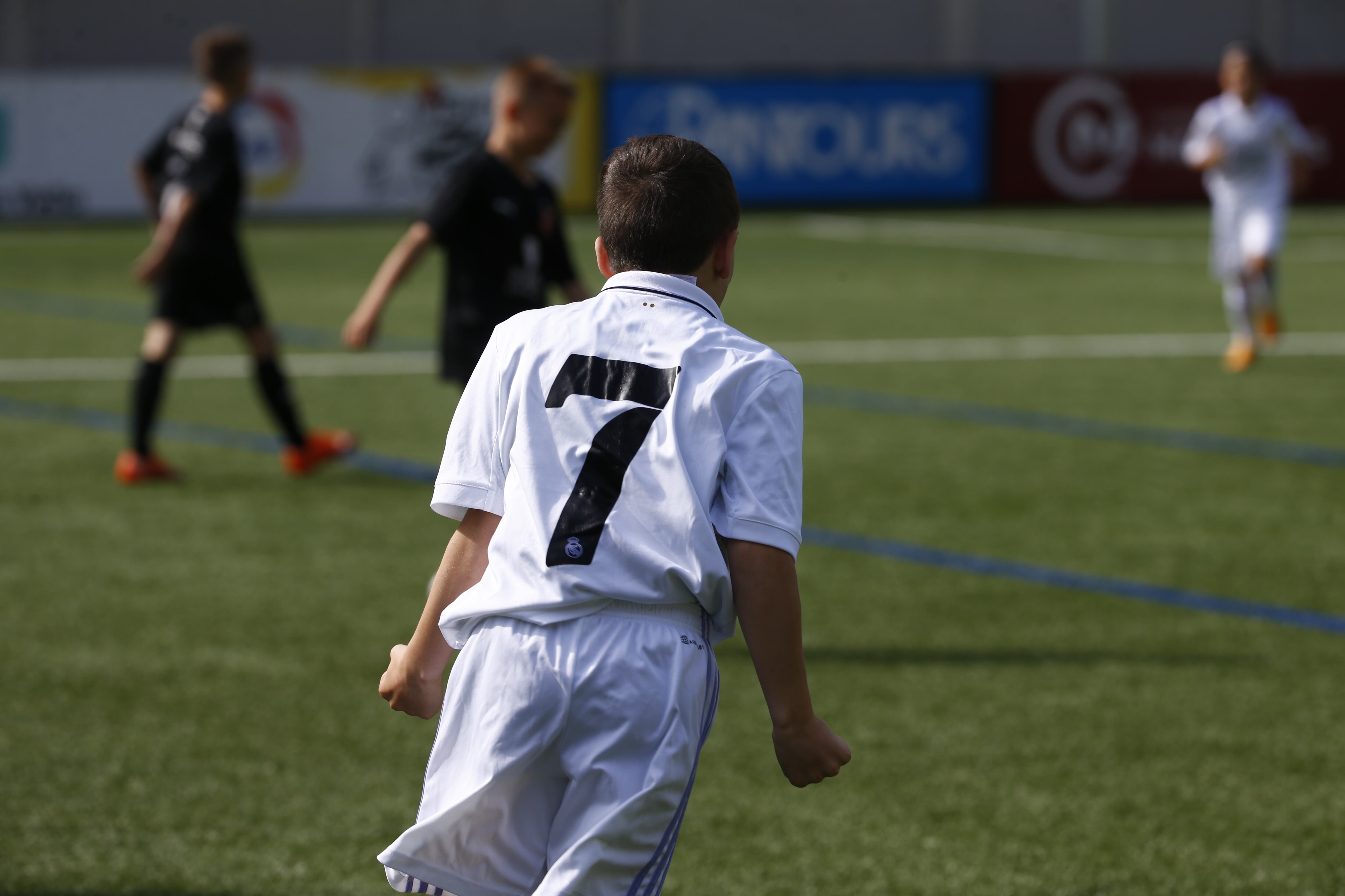 Un partit de l&#039;edició de l&#039;any passat del torneig Francesc Vila de futbol formatiu.