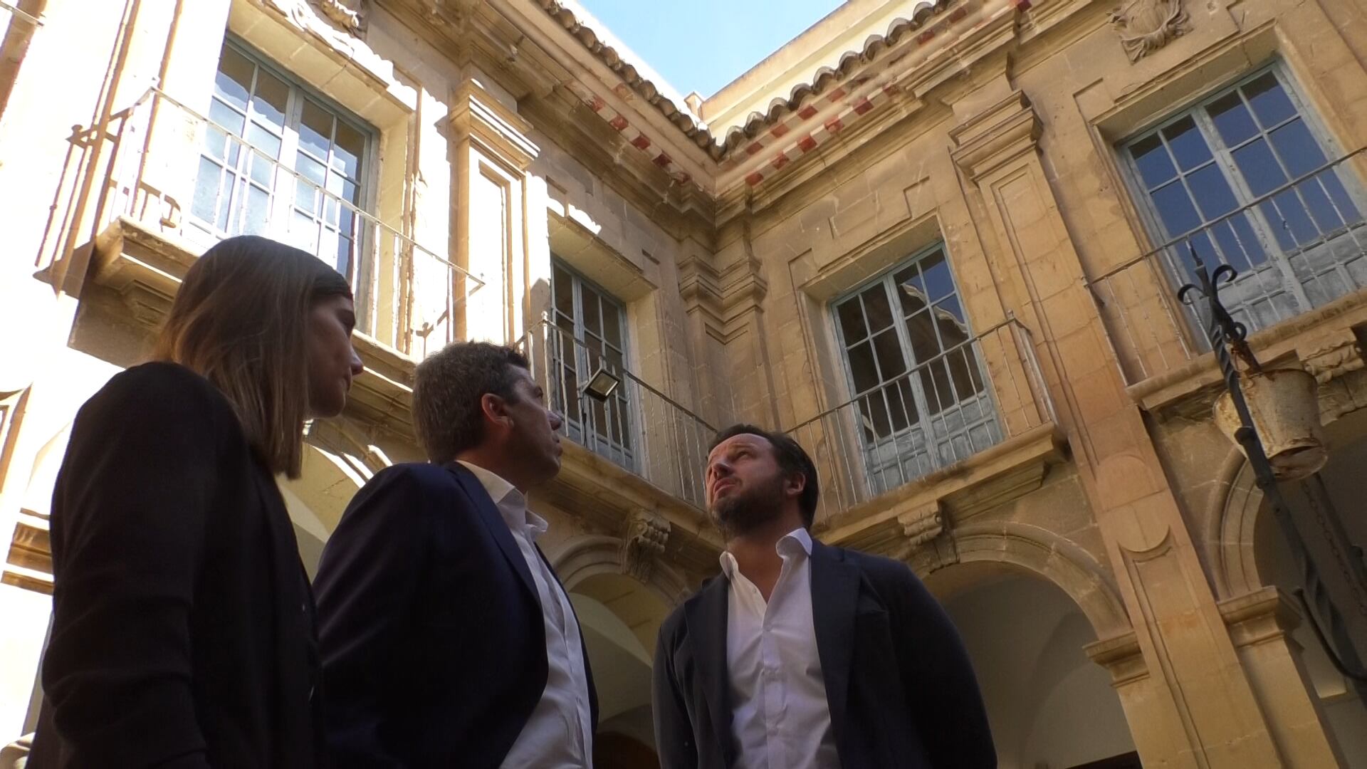 Mazón en Las Clarisas