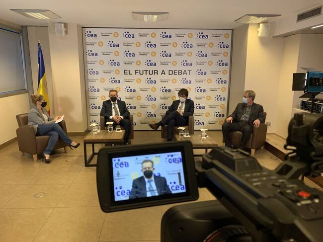 Un moment del debat de la CEA sobre infraestructures celebrat aquest dimarts.