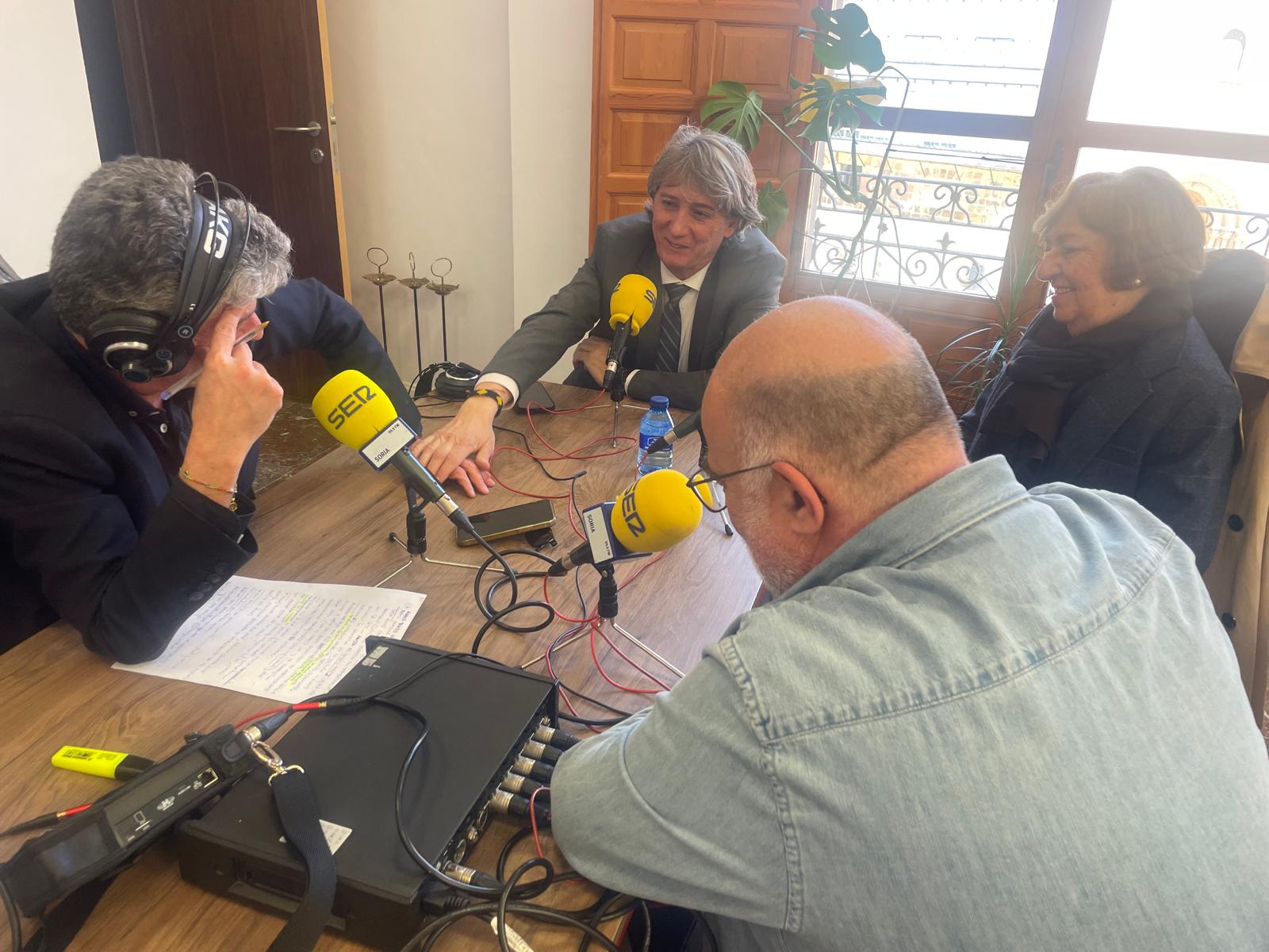 Carlos Martínez en el programa de SER Soria tras su discurso de despedida como alcalde