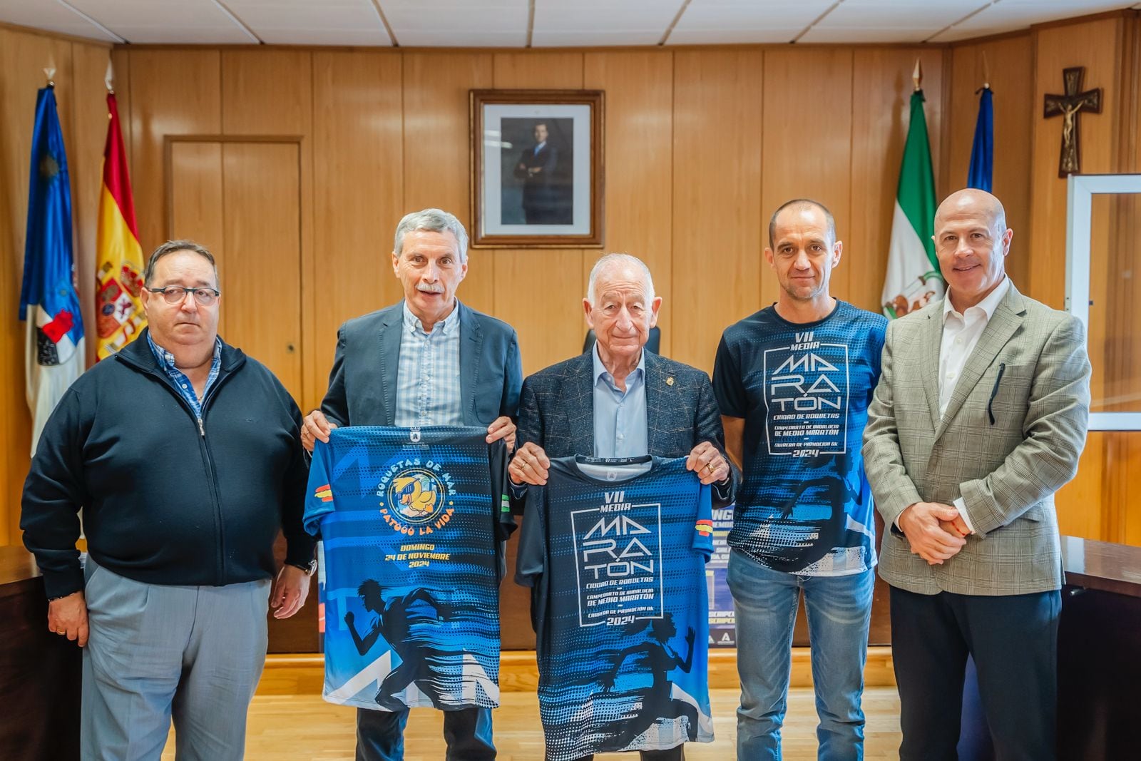 Presentación de la la VII Media Maratón “Ciudad de Roquetas” y el Campeonato de Andalucía.