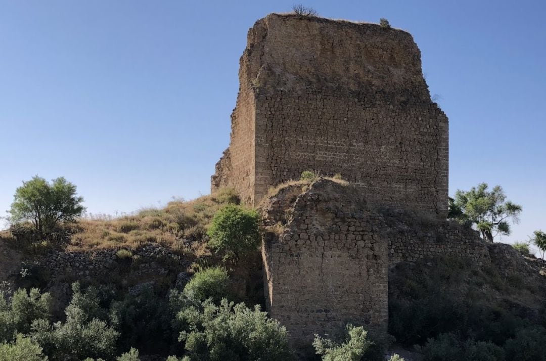 Estado actual del castillo de Bélmez de la Moraleda.