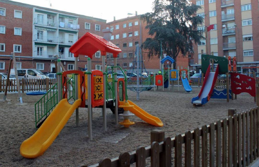 Uno de los parques infantiles de Zamora