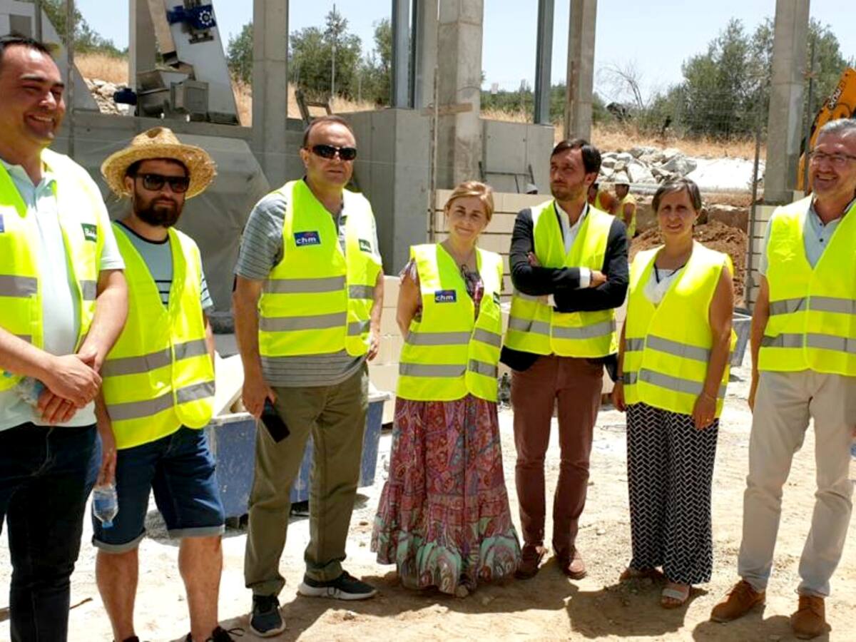 El director general del Agua visita las obras de las estaciones depuradoras de Ibros, Rus, Canena y La Yedra