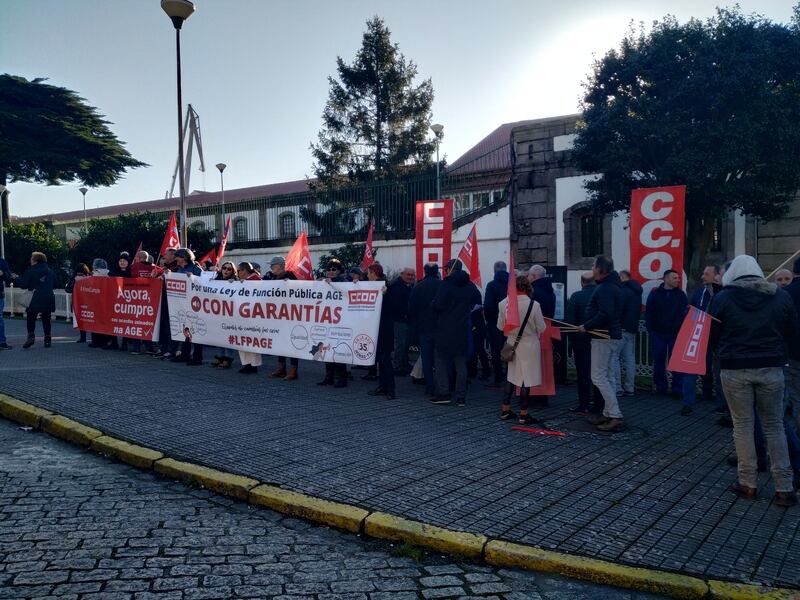 Concentración del personal de Administración General del Estado en Ferrol