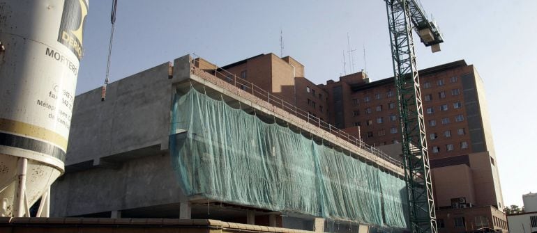 Obras de los nuevos edificios del Clínico