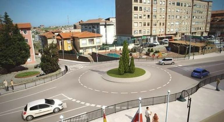 Infografía de la glorieta que se construirá en la confluencia con la calle General Dávila.