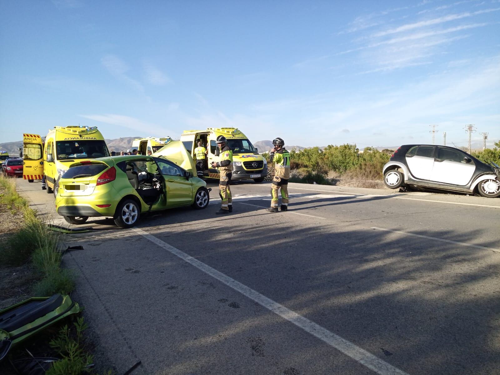 Accidente de tráfico en Mazarrón