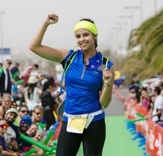 Cristina es una gran amante del running y el deporte