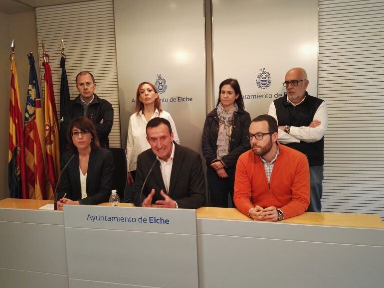 Rueda de prensa del viernes del alcalde y concejales del PSOE