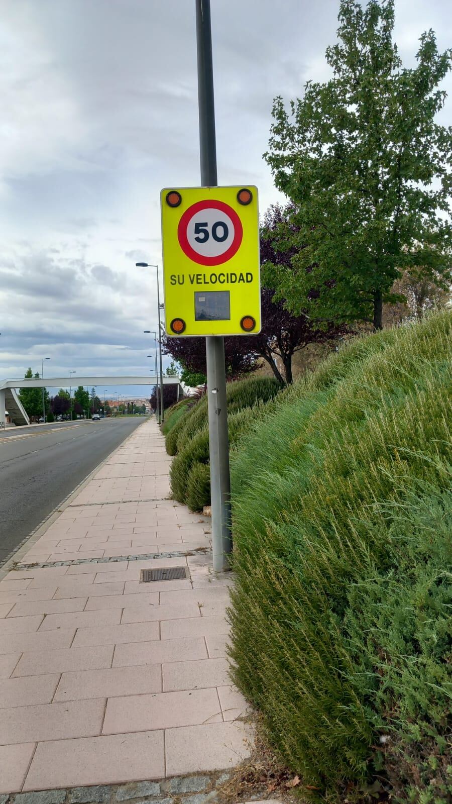 Señalizador de velocidad apagado