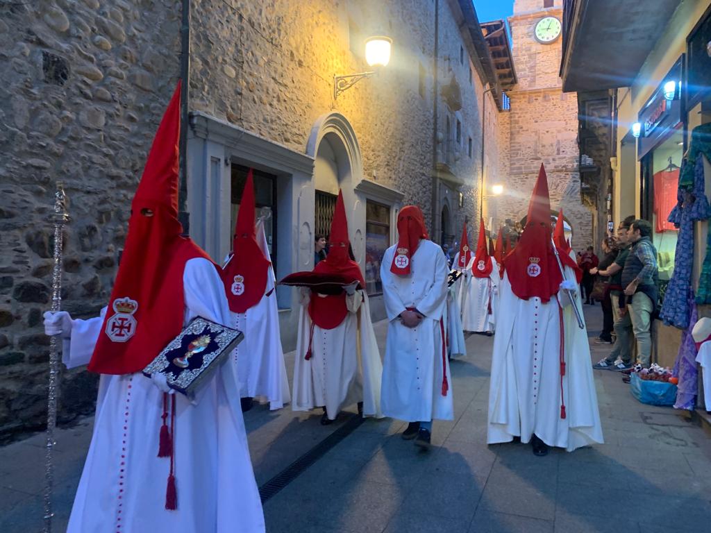 Un momento de la procesión