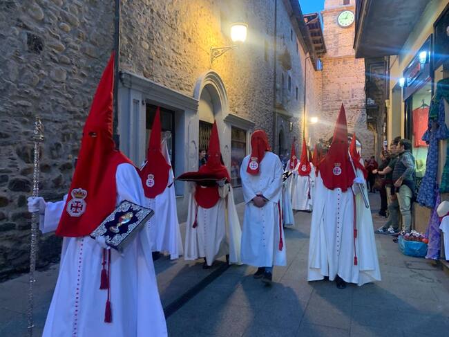 Un momento de la procesión