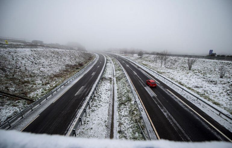 La autovía das Rías Baixas, la A-52, en la provincia de Ourense