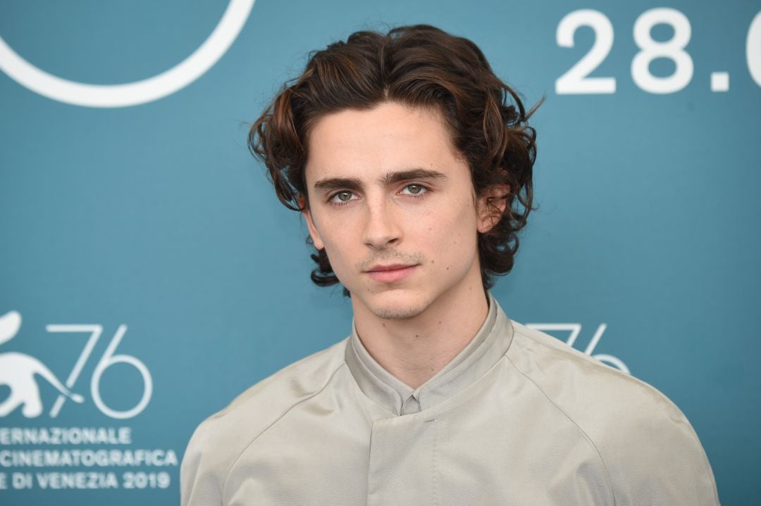 Timothée Chalamet durante el Festival de Venecia