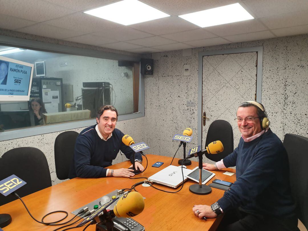 El teniente alcalde de Ourense, Jorge Pumar, en Radio Ourense