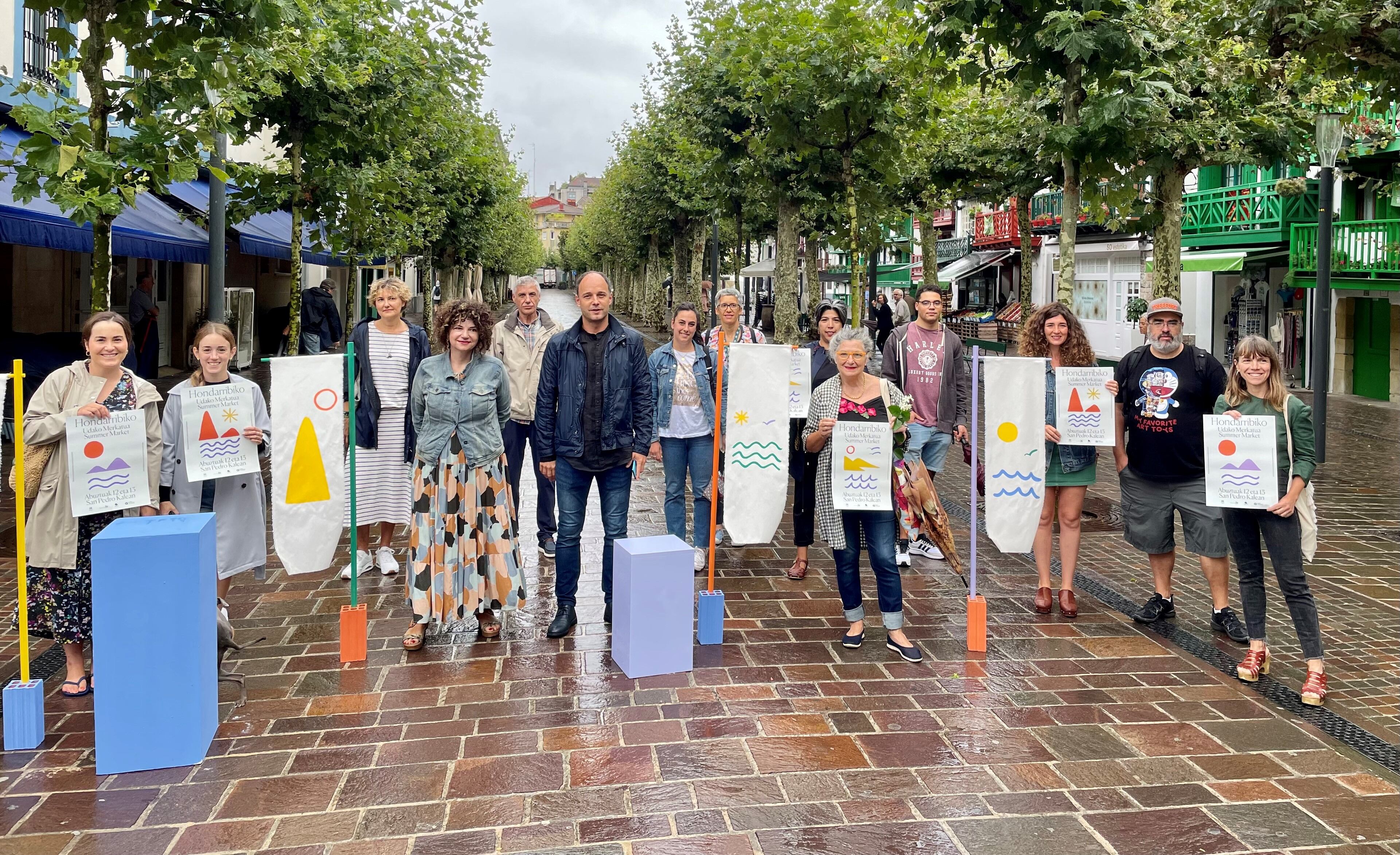 Presentación del mercado de verano de Hondarribia