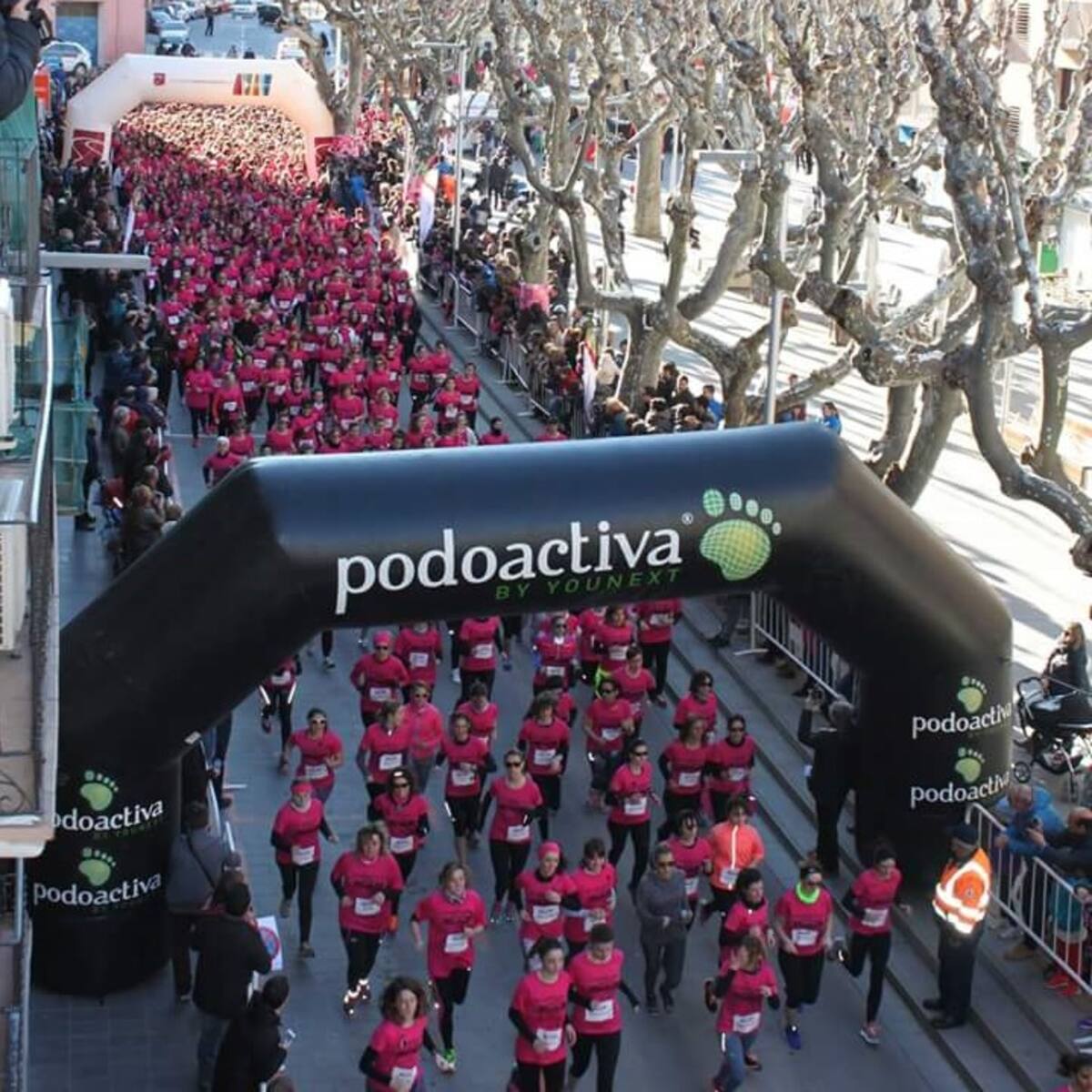 Todo preparado en Barbastro para la carrera de la mujer