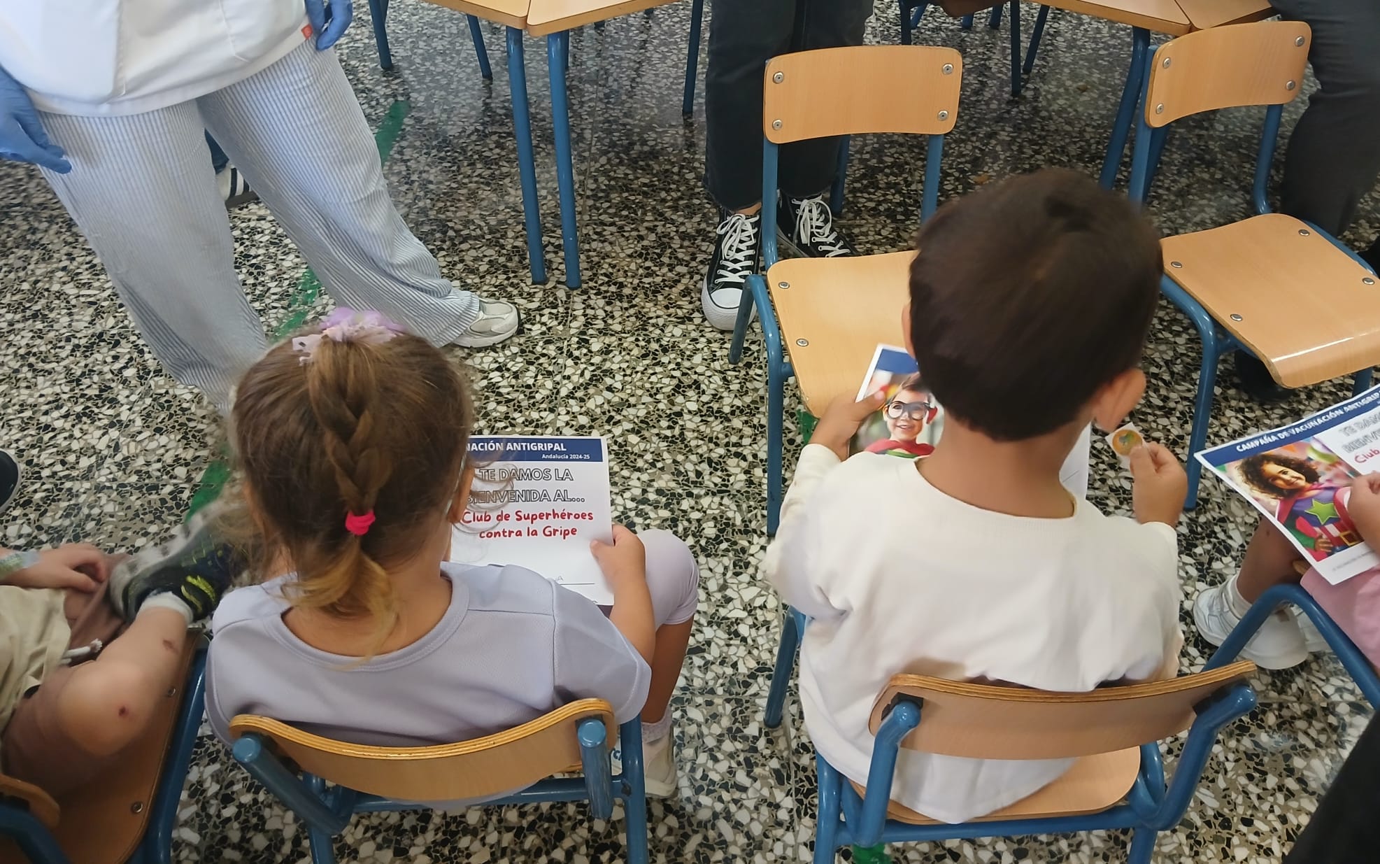 Momento de la vacunación