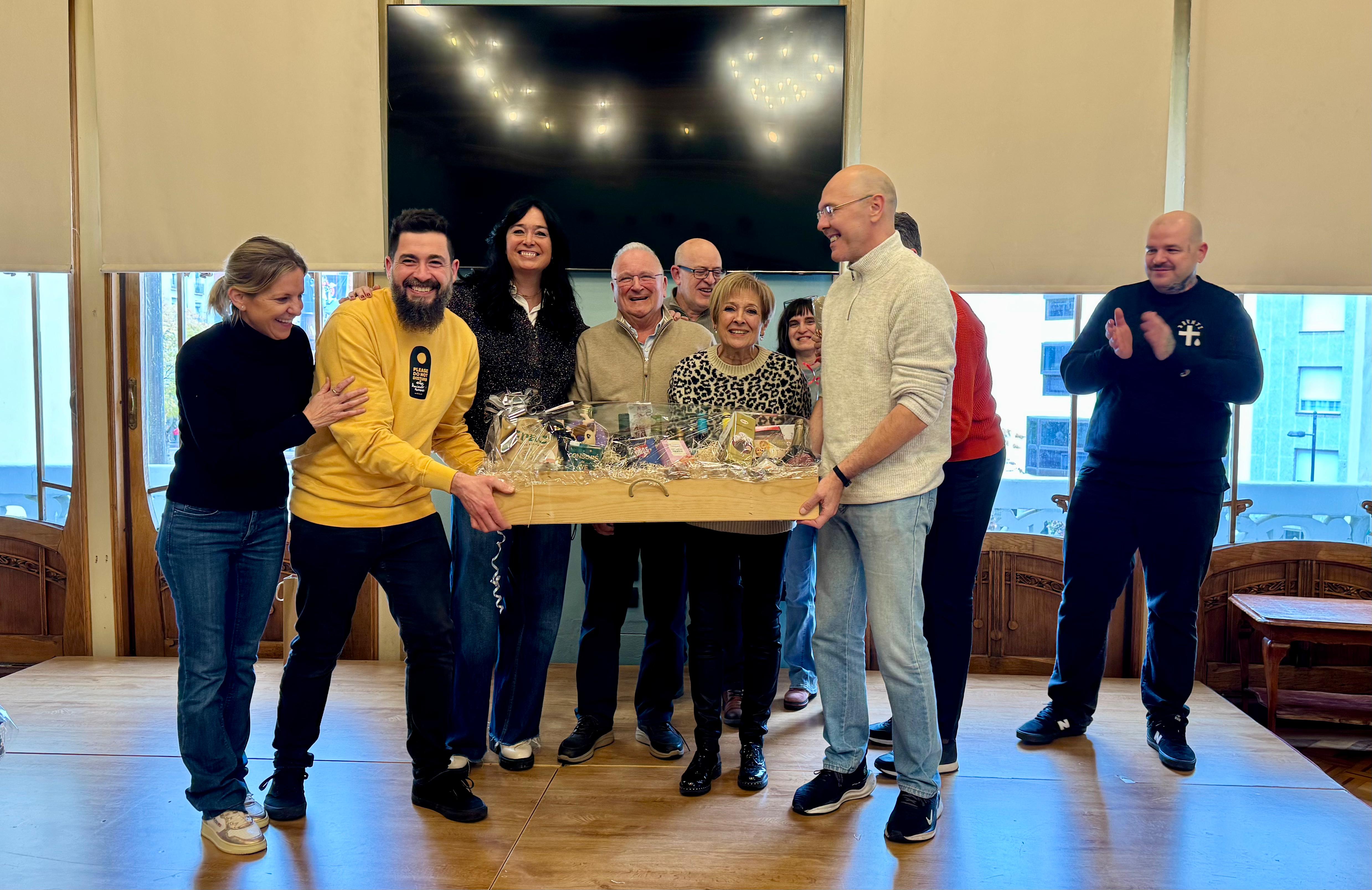 Premiados y autoridades