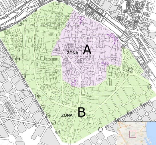 Plano áreas prioridad residencial
