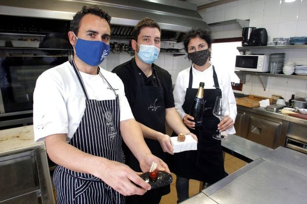 Joaquín Baeza, Gonzalo Vigueras y Esther Castillo