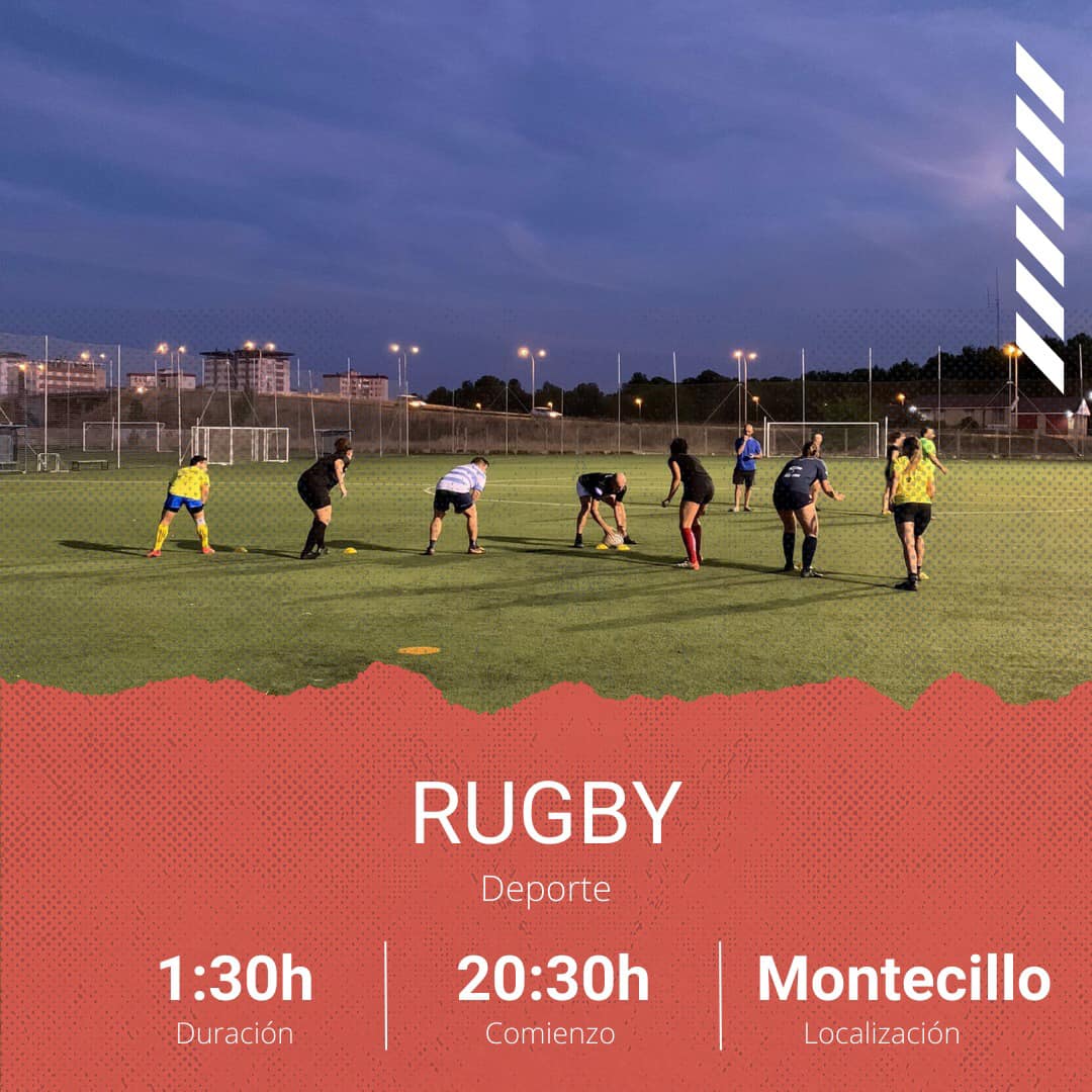 Uno de los carteles de promoción del proyecto del Ribera Rugby