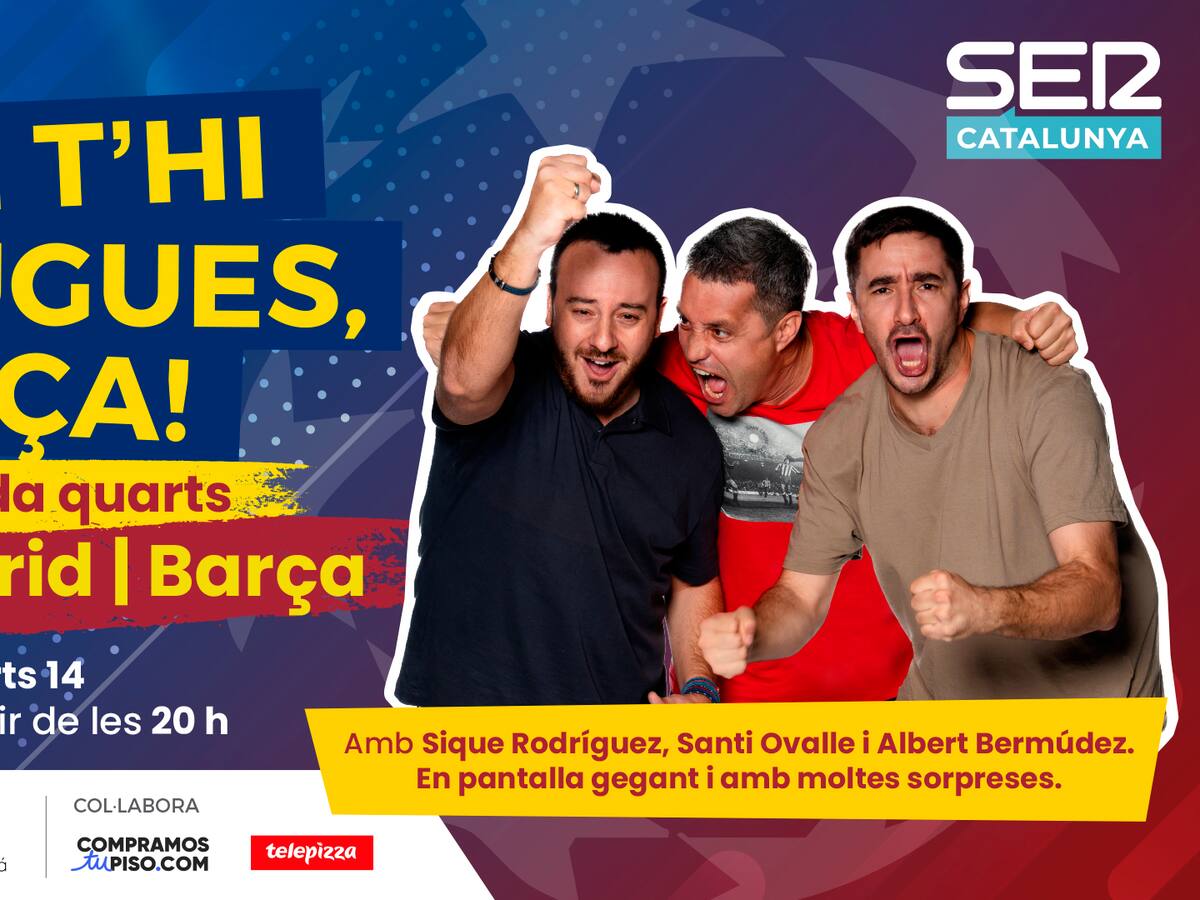 Atlètic de Madrid-Barça: l'operació remuntada es viu a Luz de Gas amb el Què T'hi Jugues, Barça!