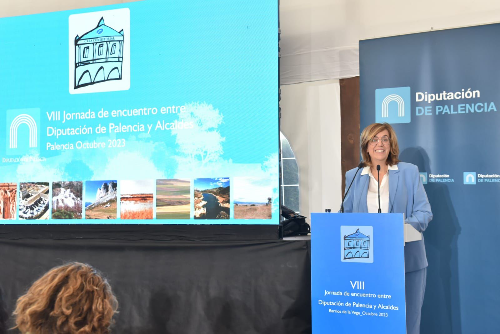 Ángeles Armisén inaugura la jornada de alcaldes de la Diputación