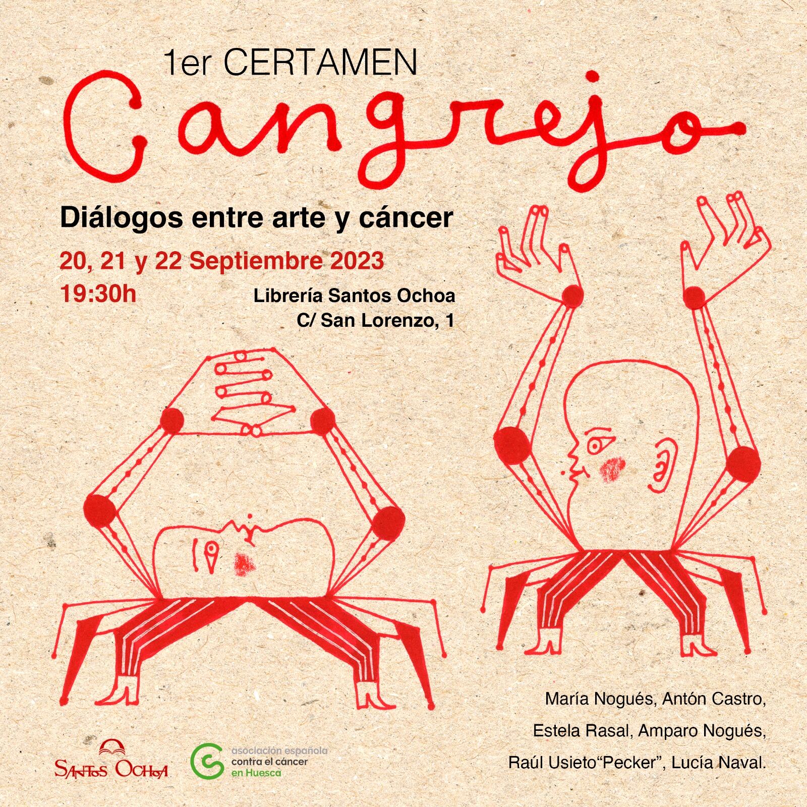 Cartel anunciador del I Certamen Cangrejo