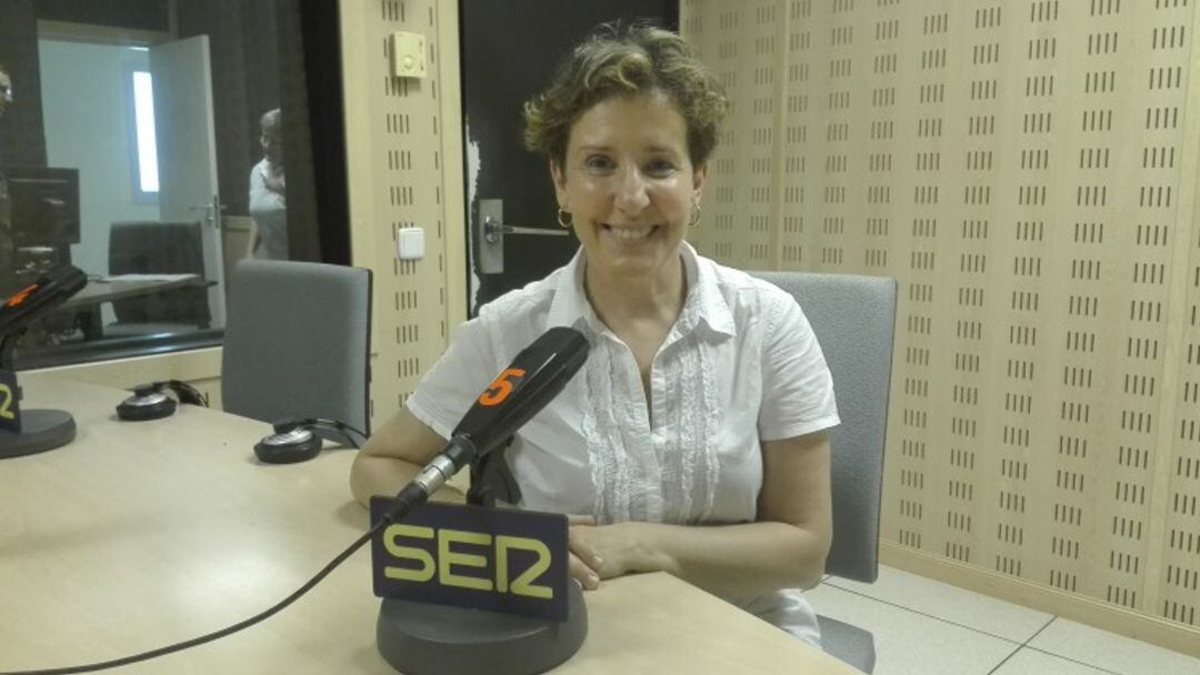 Imagen de archivo de Aina Calvo en una entrevista en Radio Mallorca