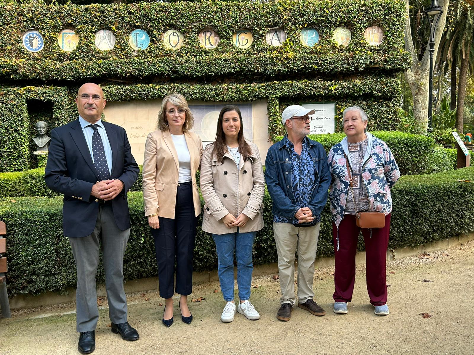 Un momento de la visita al Parque