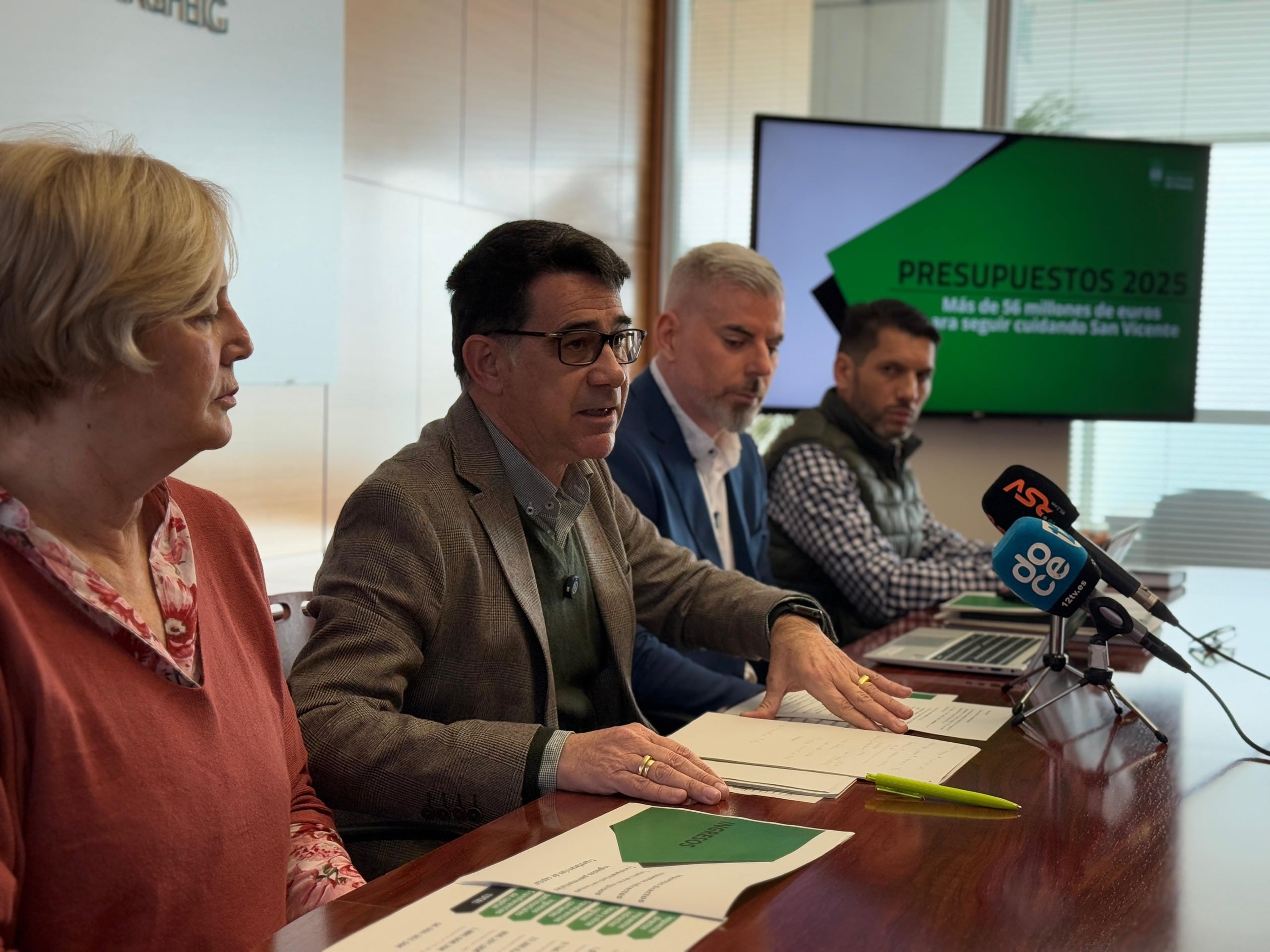 Presentación del presupuesto del Ayuntamiento de San Vicente del Raspeig para 2025