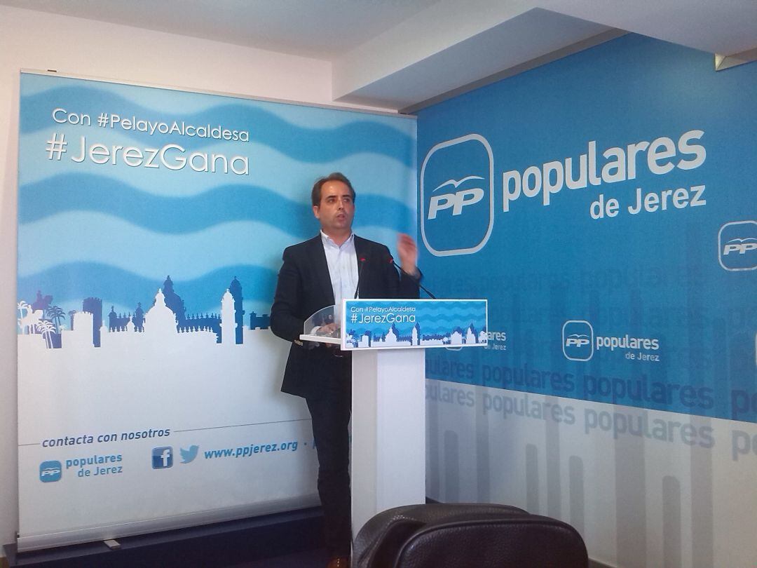Antonio Saldaña, portavoz del PP en el Ayuntamiento de Jerez