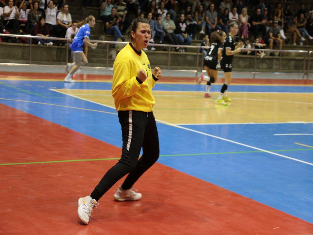 Ana Marín en uno de los partidos de la actual temporada.