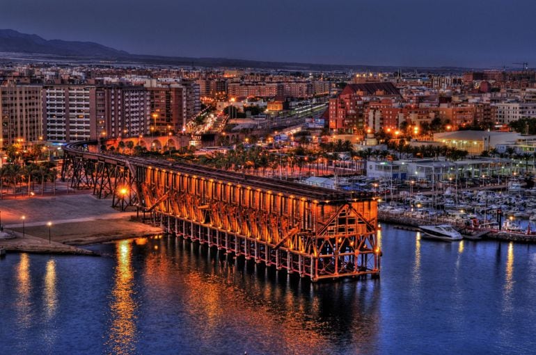 Vista de la ciudad de Almería.