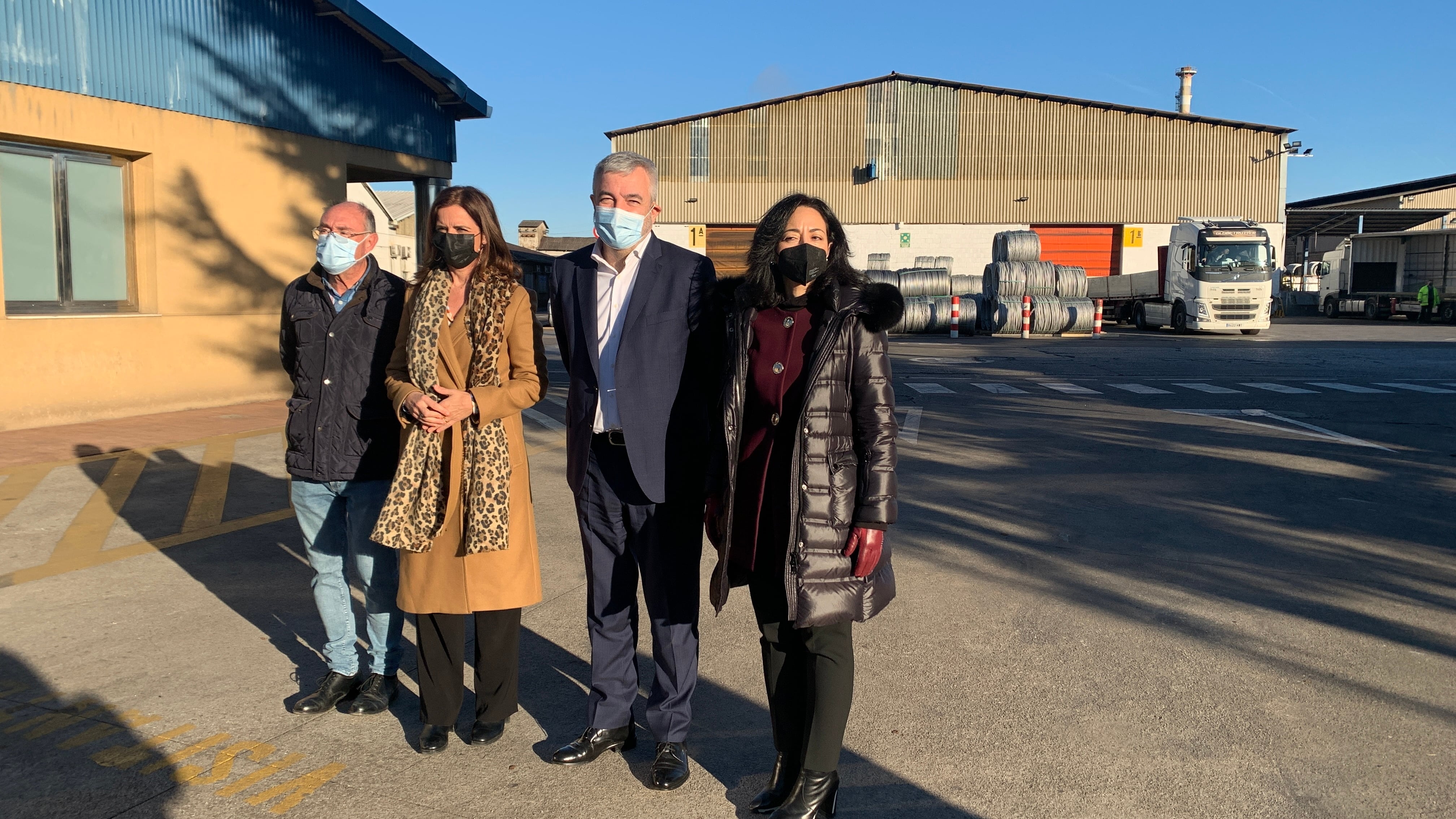 La candidatura de Cs a la Junta visita la empresa Roldán, en Ponferrada